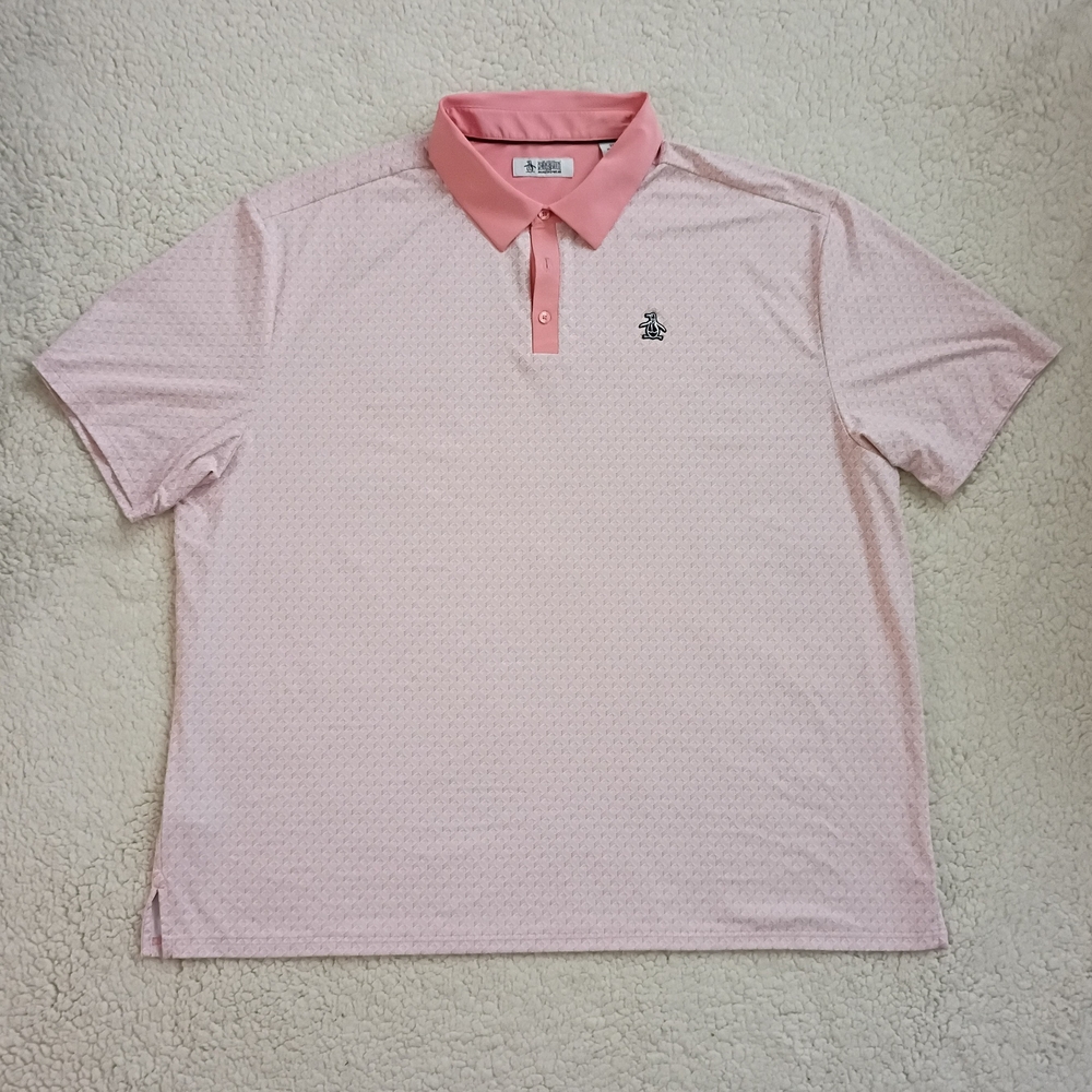Original Penguin By Munsingwear Light Pink Golf Polo Shirt
